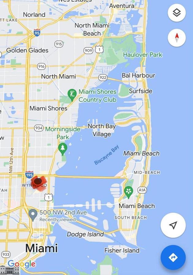 Nice 2 Twin Bedroom - Best Central Location In Miami - Luggage Storage, Parking And Laundry For Free!!!! Exteriör bild